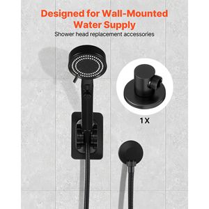 Gomito di raccordo a muro in ottone massiccio con flangia a O-ring, ingresso conico femmina NPT da 1/2 pollice, unione per tubi idraulici W - Product Image 2