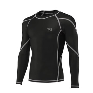 Rash Guard de secado rápido en nueva colección con tela flexible y ajuste ceñido para fitness y deportes activos. - Product Image 1