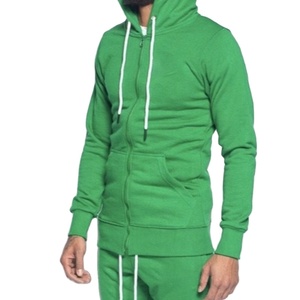 Ensemble de 2 pièces de survêtement pour homme, survêtement de Jogging avec fermeture éclair - Product Image 1