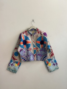Wholesale Lot Of <b>Kantha</b> Handmade Reversible Vintage <b>Kantha</b> <b>Jacket</b> For Women - Product Image 2