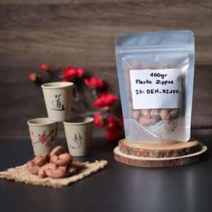 Noix de cajou grillées biologiques du Vietnam en gros, qualité supérieure, 100g, fermeture éclair, prix direct usine OEM, fabricant vietnamien - Product Image 4