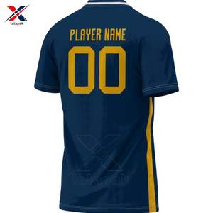 Nuevas Camisetas de Fútbol 7V7 de Alta Calidad, Ligeras, Transpirables, de Secado Rápido, con Estampado por Transferencia de Calor, Cuello en V, Manga Corta, Nombre del Jugador - Product Image 6