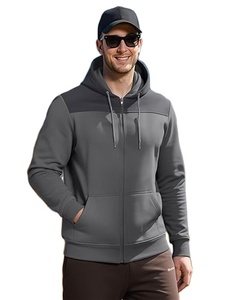 Sudaderas con capucha de manga larga con cremallera y bolsillos informales para hombre de alta calidad - Product Image 1