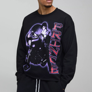 OEM Blank Custom <b>Crewneck</b> Oversized Sweatshirt Cotton Polyester Heavyweight 300 Gsm Men Sweatshirt - Product Image 3