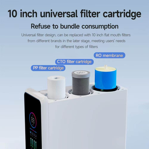 Système de filtration RO intelligent sans réservoir 400 GPD, 4 étapes, osmose inverse, eau minérale et alcaline, purificateur d'eau avec robinet - Product Image 4