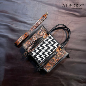 Bolso de mano Vintage de cuero genuino para mujer, venta al por mayor, hecho a mano, de gran capacidad, para trabajo, monedero de viaje, cremallera de Metal, Primavera/invierno - Product Image 5