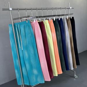 OEM Manufacturer Supplier Custom Wholesale Men <b>Oversized</b> <b>Sweatpants</b> 350GSM Heavy Cotton Fleece Private Label Jogger Pants - Product Image 1