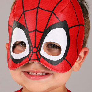 Disfraz de Superhéroe para Niños, Mono Rojo y Azul, Traje de Halloween para Niños, Disfraz de Anime Personalizado, Poliéster - Product Image 3