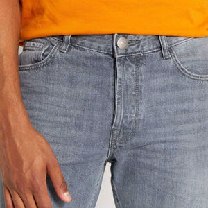 Jeans de Mezclilla Negros para Hombre, Cintura Cómoda, Pantalones Elegantes para Jóvenes y Adultos - Product Image 5