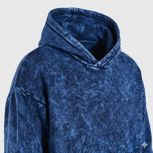 Sudadera con Capucha Roja para Hombre, Corte Regular, Color Sólido, Informal, Tejida, Manga Larga, Diseño con Bolsillos, Ropa de Otoño - Product Image 6