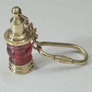 Lámpara de Minero LORD LV10866 con Brújula Náutica, Llavero de Latón Hecho a Mano, Diseño Antiguo de Moda, Impresión Tipográfica, Forma Ovalada - Product Image 2