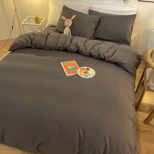 Juego de Fundas de Edredón de Colores Sólidos de Lujo, Venta Directa de Fábrica, Juego de Ropa de Cama con Fundas de Almohada de Marca Privada - Product Image 2