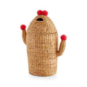 Cesta tejida de jacinto de agua con forma de cactus, cesta de almacenamiento hecha a mano, venta al por mayor, ecológica, fabricada por VgreenArt de Vietnam - Product Image 3