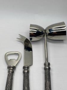 Juego de herramientas de barra de diseño clásico, accesorios de cóctel de metal duradero, ideal para catering, clubes, eventos y fiestas. - Product Image 2