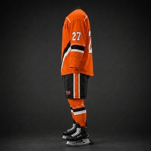 Ice Hockey Uniform Premium <b>Athletic</b> Wear Built With Soft Breathable Material And Reinforced Stitching For Long Lasting - Product Image 2
