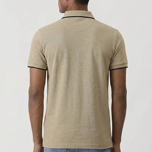 Camiseta Personalizada de Hombre, 100% Algodón Tejido, 2 Tonos, Corte Regular, Manga Corta, Logotipo Bordado, Transpirable, Estilo Hip Hop - Product Image 6