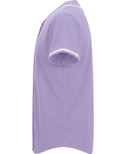 เสื้อเบสบอลผู้ชายสีม่วงลาเวนเดอร์แบบตาข่าย ระบายอากาศได้ดี รุ่นทันสมัยปี 2026 ผลิตตามสั่ง ขายส่งเสื้อผ้ากีฬา ผู้ผลิต OEM - Product Image 2