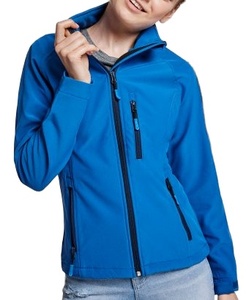 New Custom Coated <b>Canvas</b> Outdoor <b>Jacket</b> Windproof Waterproof Zipper Softshell Spring Formal Unisex 100% Polyester/Cotton - Product Image 5