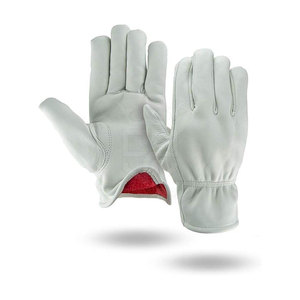 Guantes de Seguridad de Cuero Premium, Guantes de Trabajo Resistentes con Palma Reforzada, Costuras Fuertes y Material Duradero - Product Image 6