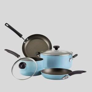 Juego de Utensilios de Cocina de Cerámica Antiadherentes con Tapas de Vidrio para Estufas de Gas e Inducción - Product Image 5