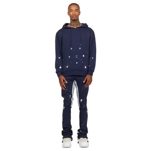 Chándales de Algodón 100% de Alta Calidad con el Mejor Diseño para Hombre, Pantalones Deportivos Ajustados con Estampado Personalizado para Hombre - Product Image 1
