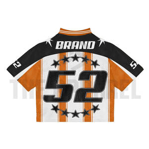 Camiseta Deportiva de Malla Tejida Personalizada al por Mayor para Hombre, Transpirable, de Poliéster, con Estampado Digital, Cuello en V, de Secado Rápido, Marca Privada - Product Image 4