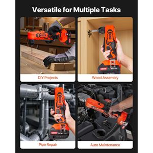 Trapano a batteria ad angolo retto da 3/8 di pollice con motore brushless a 90 gradi, caricabatterie e clip da cintura - Categoria Trapani Elettrici - Product Image 6