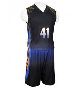 ชุดบาสเก็ตบอลแบบขายส่ง OEM ออกแบบเองได้ ระบายอากาศได้ดี สำหรับผู้ชาย วัยผู้ใหญ่ ไซส์ใหญ่ สีตามสั่ง เสื้อทีมเปล่า - Product Image 2