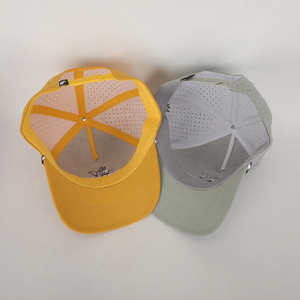 Nuevas Gorras de Golf de Moda Ajustables con Corte Láser, Impermeables, con Parche de Goma Personalizado, Perforadas, con Hebilla de Cobre Dorado, Unisex - Product Image 3