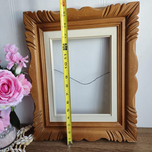 Antique Handmade Solid <b>Wood</b> <b>Photo</b> Frame Rustic Tabletop Display for Home Office Living Room Classic Vintage Decor Style - Product Image 4