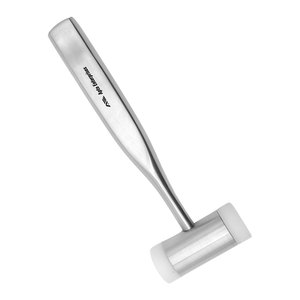 Surgical Mallet Implant Surgical <b>Hammer</b> Capped Ends Ergonomic 6.5 Inch Handle Autoclavable Medical Grade Bone - Product Image 6