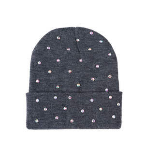 Gorro de Invierno Cálido de Algodón 100% Transpirable e Impermeable con Panel Frontal Bordado Personalizado de Leopardo Lavado, Venta al por Mayor de Moda OEM - Product Image 1
