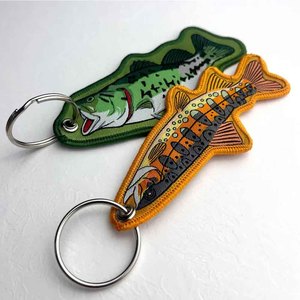 Llavero Bordado Personalizable y Duradero de Wile E Coyote, Parche de Lona de Doble Cara, Decoración para Regalo - Product Image 3