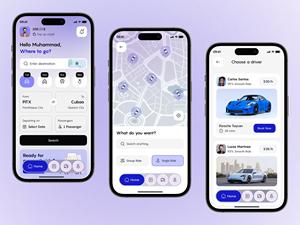 Application de réservation de taxi pour une commande facile, suivi du conducteur en temps réel, estimation des tarifs, paiements, historique des trajets, stock disponible en ligne - Product Image 3