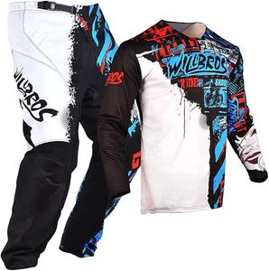 Motorbike Suit Men Motocross Jersey Pant Combo MX Gear <b>Set</b> Unisex Riding Off-road Motorcycle Downhill Dirt Bike Racewear Adult - Product Image 3