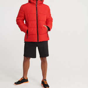 Unisex High Quality Casual Puffer Jacket for Winter Hooded Patchwork <b>Bubble</b> <b>Coat</b> with Stand Collar and Zipper Closure - Product Image 1
