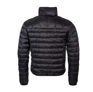 Blouson matelassé imperméable personnalisable en gros, chaud et rembourré, style urbain, délavé, unisexe, à col montant et à capuche - Product Image 5