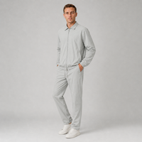 Ensemble veste et pantalon décontracté pour homme, livraison rapide, stock en gros, expédition rapide, tenue légère pour usage extérieur décontracté, veste pour homme
