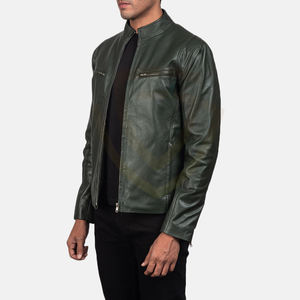 Chaqueta de cuero de primera calidad para hombre, chaqueta de invierno a la moda, chaqueta de motociclismo, chaquetas de cuero disponibles al por mayor - Product Image 2