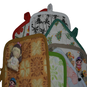Vente en gros de protège-plat en coton biologique et lin, recyclable, promotionnel, 100% coton, écologique, diamètre 300 mm, design moderne, pas cher - Product Image 6