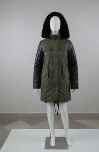 Abrigo Largo de Invierno para Mujer, Talla Grande, con Logotipo Personalizado, Acolchado, Relleno de Poliéster, Grueso, Cálido, con Capucha, Ecológico, Impermeable, para Exteriores - Product Image 3