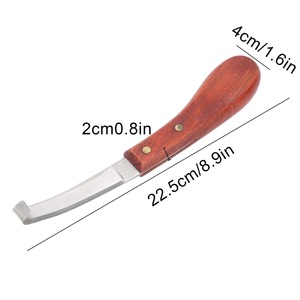 Cuchillo para Pezuñas de Caballo, Cuchillo para Pezuñas de Acero Inoxidable con Mango Cómodo, Cuchillos para Recortar Pezuñas - Product Image 1