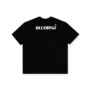 เสื้อยืดผ้าฝ้ายสีดำ แขนสั้น คอกลม ทรงปกติ พิมพ์ลายตัวอักษร สไตล์ลำลอง โลโก้ด้านหน้า ผ้าเจอร์ซีย์ - Product Image 2