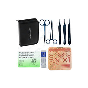 Kit completo de entrenamiento de disección y sutura para estudiantes avanzados Instrumentos quirúrgicos de acero inoxidable Instrumento médico manual - Product Image 1