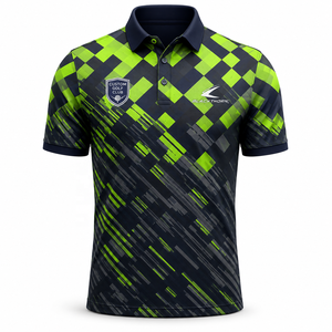Polo Personalizado con Cuello Elástico y Sublimación, Camisa de Golf con Logotipo Bordado para Deportes y Negocios - Product Image 3