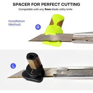 Utensile di Taglio a Mano Libera con Guida Sinistra/Destra, 1 Paio, per Pellicole Protettive e Carta, con Distanziatori da 2mm/7mm - Product Image 3