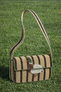 Sac à bandoulière artisanal en perles, léger et écologique, brodé style bohème, avec détails artisanaux, taille personnalisable KANTK - Product Image 2