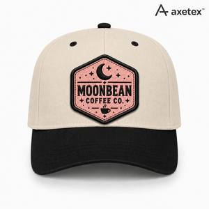 Gorra de Béisbol Unisex Moonbean Coffee Co., Color Crema, Parche con Logotipo Hexagonal, Transpirable, de Algodón, Casual, Ajustable - Product Image 2