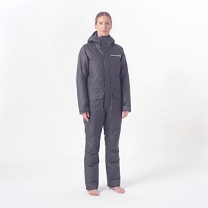 Combinaison de ski d'hiver pour femmes, imperméable, coupe-vent, avec capuche, veste et pantalon respirants, ensemble de vêtements de sport pour la neige - Product Image 1