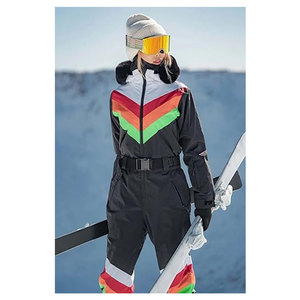 Traje de Esquí de Una Pieza para Mujer, Impermeable, Cortavientos, Mono para Snowboard, Traje de Nieve Aislado para Deportes de Invierno al Aire Libre - Product Image 3